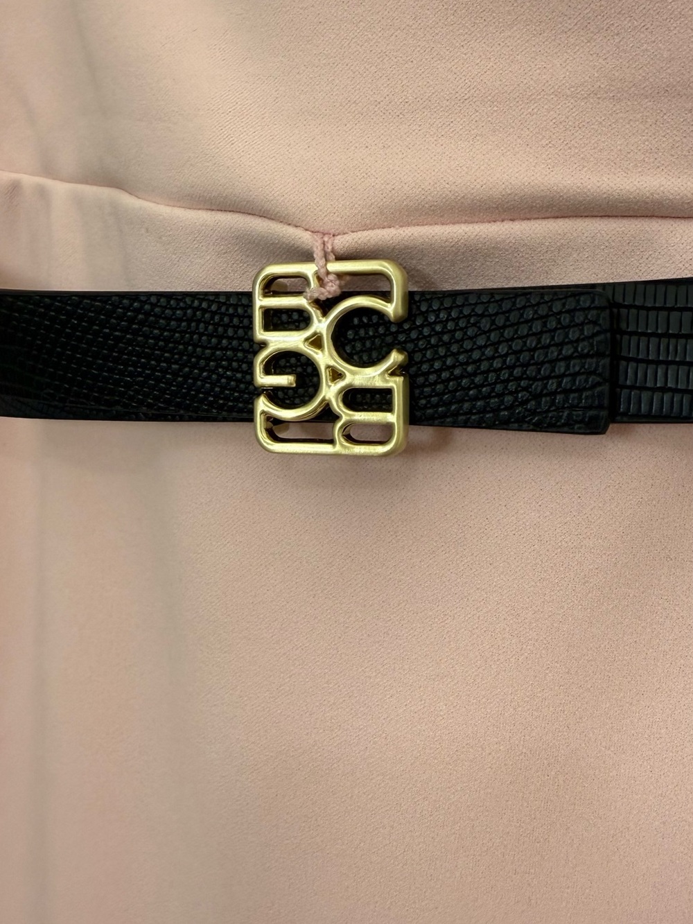 BCBG Pink Mini Dress with Black Accent - Picture 5 of 11